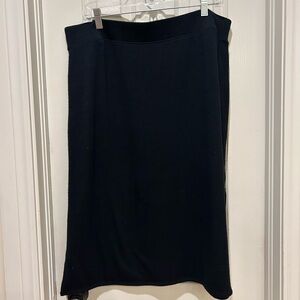 GAP Black Knit Sweater Midi Pencil Skirt XL